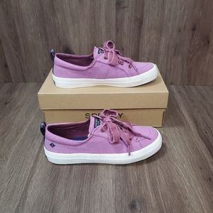 women's crest vibe vintage twill sneaker